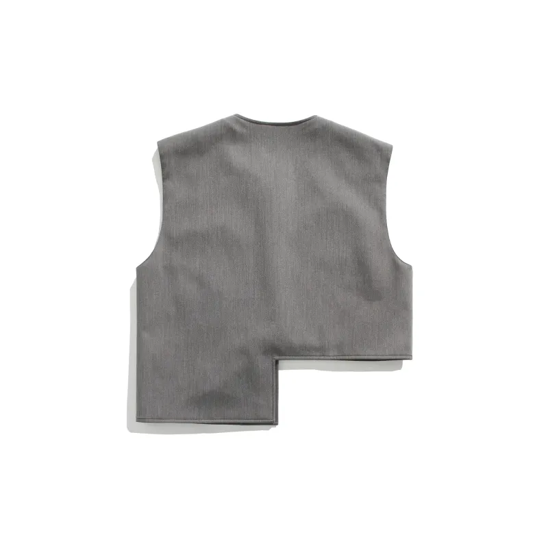 WELTER EXPERIMENT Fashion Minimalist Style Vest Unisex-21