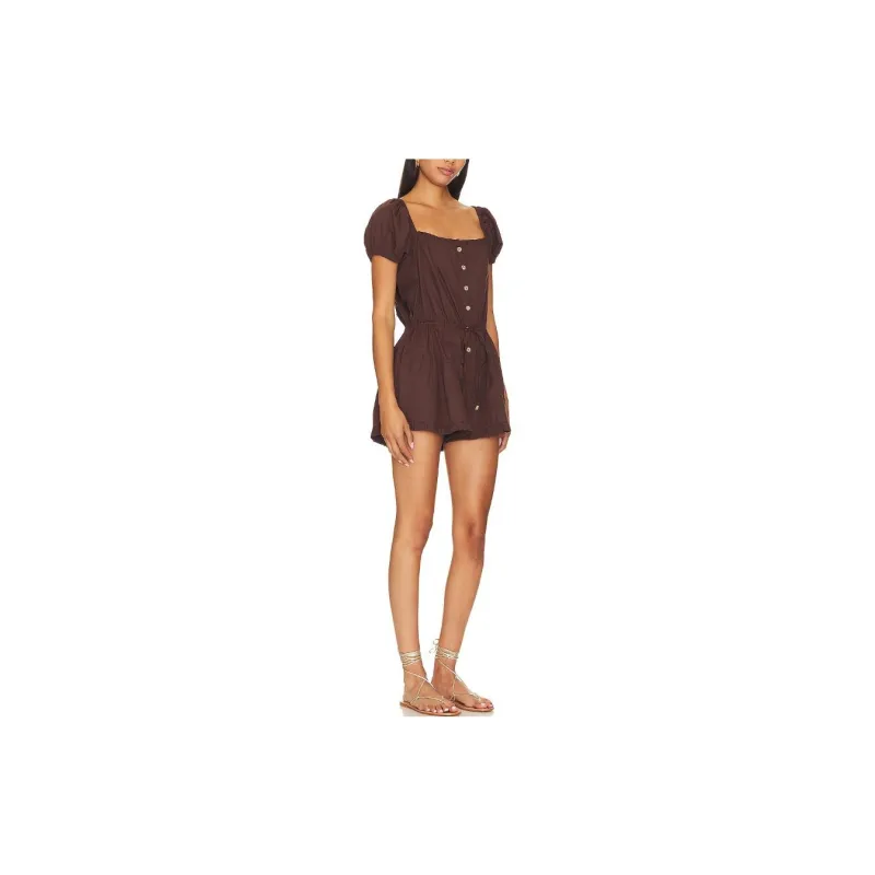 FREE PEOPLE Jumpsuit Women's Brown-2