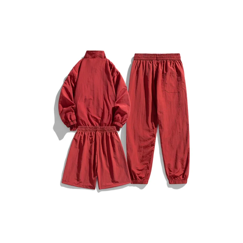 GOOSELIAR Coat, Shorts, Pants Three Piece Set Unisex-35
