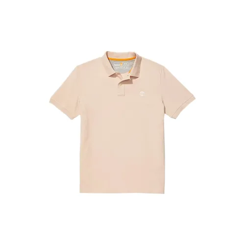 Timberland Polo Shirts Men Light Pink