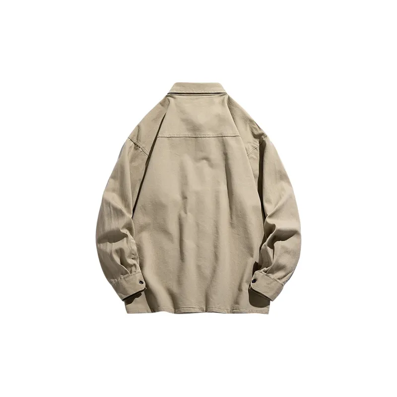 Jeep Polo Collar Long Sleeved Shirt Unisex-5