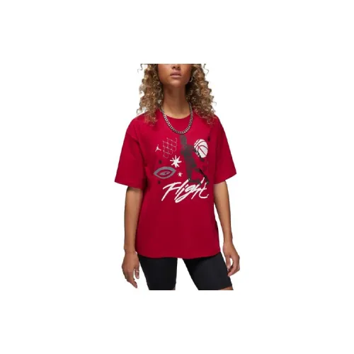 Jordan T-Shirts Women's Gym Red