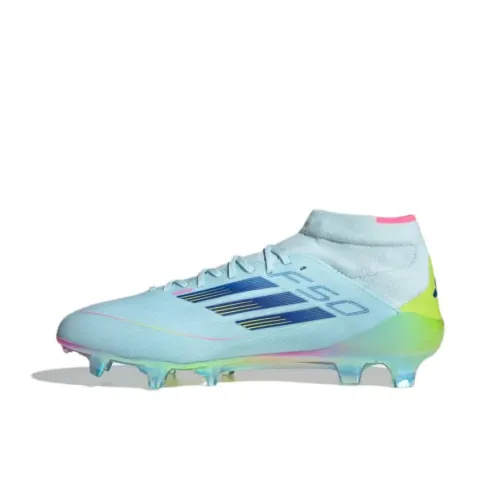 Adidas F50 Soccer Shoes Unisex Mid-Top Blue/Yellow