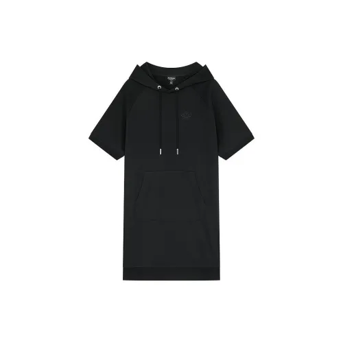 JUICY COUTURE Short-Sleeved Dresses Women's Black