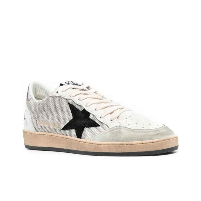 Golden Goose Ball Star Light Silver Black-1