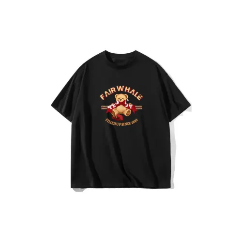 Teddy Zoo X FAIRWHALE T-Shirts Women's Black