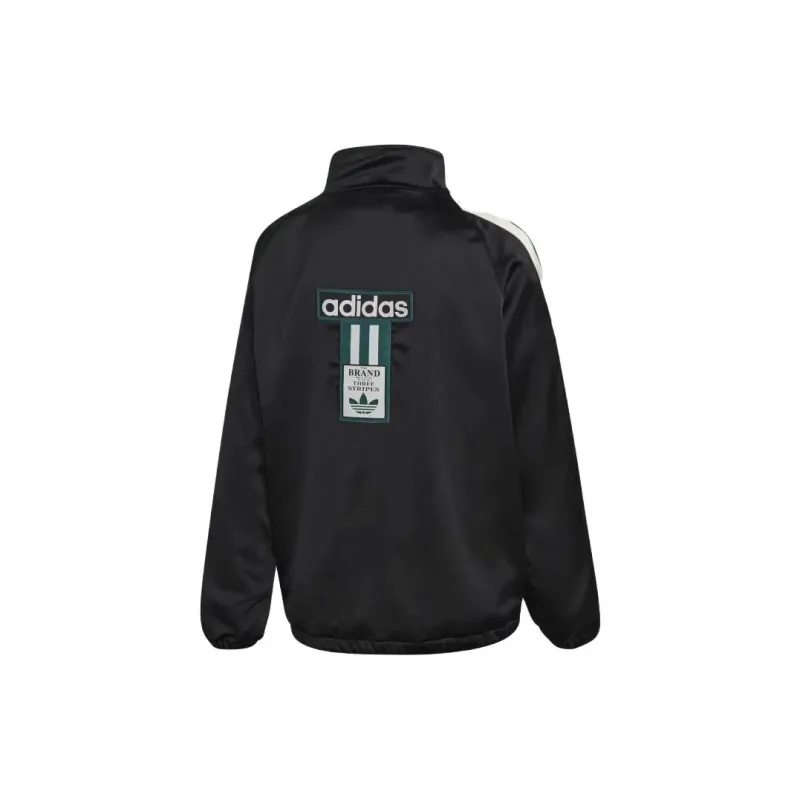 Adidas Originals Track Top Satin Jackets Unisex Black-1