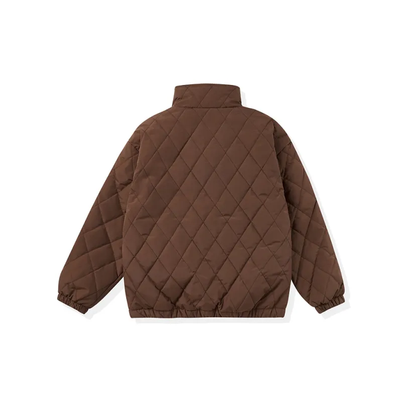 FKSW Diamond Stand Collar Loose Fit Puffer Jacket Unisex-4