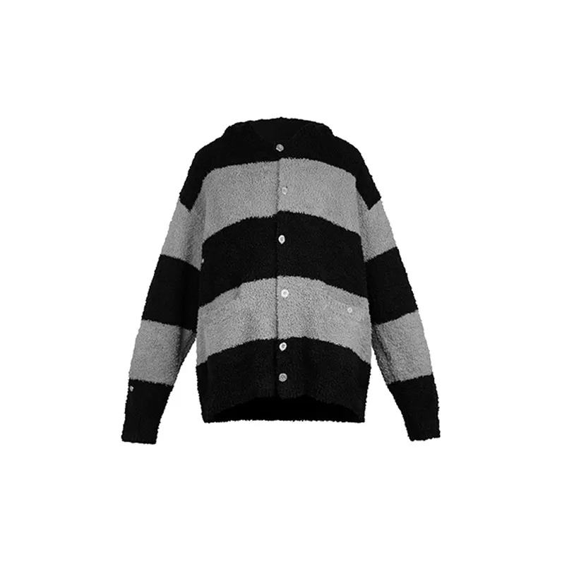 C2H4 X Mastermind Japan C Mastermind Knitted Stripe Hooded Sweater-1