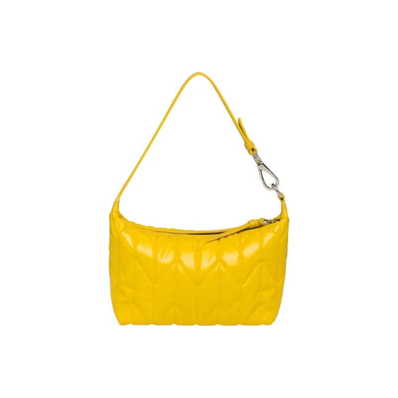 MIU MIU Maritime Leather Shoulder Bag Handbag Shoulder Bag Women's Yellow-2