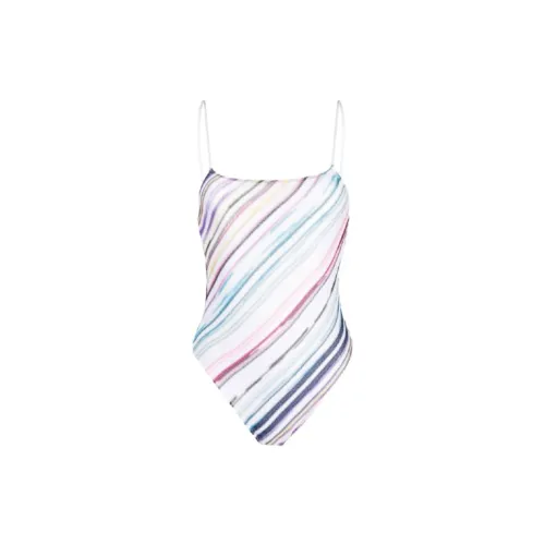 MISSONI Stripe-print Backless Swimsuit