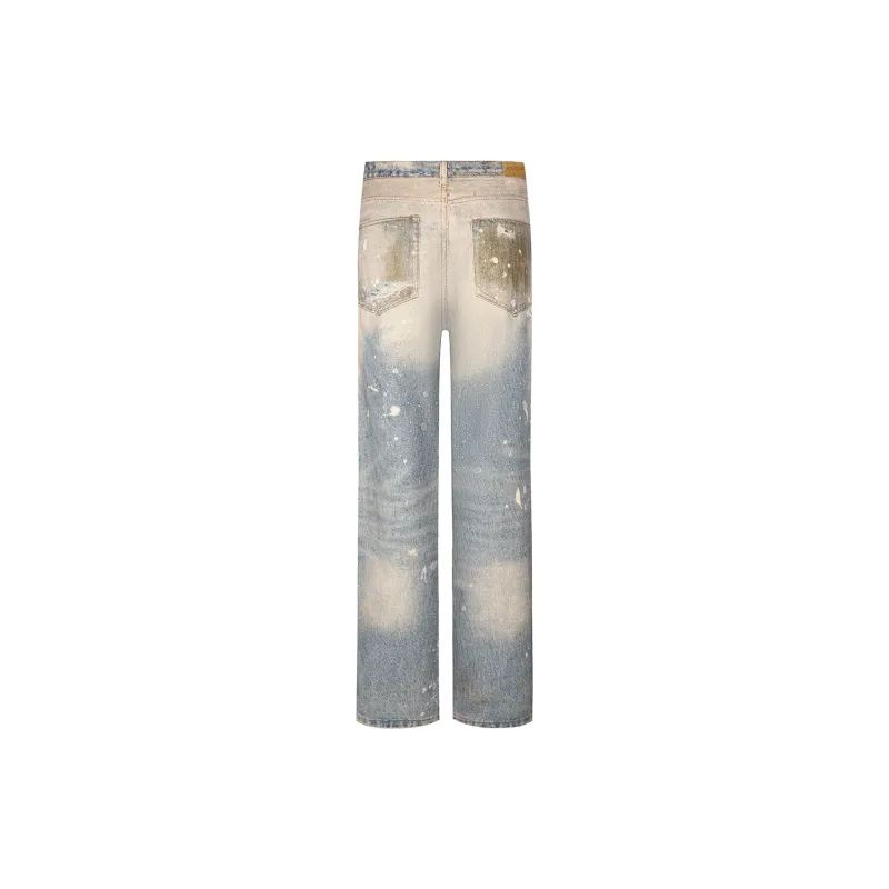 COOLALPACA Body-Slimming Straight Fit Versatile Jeans Unisex-1