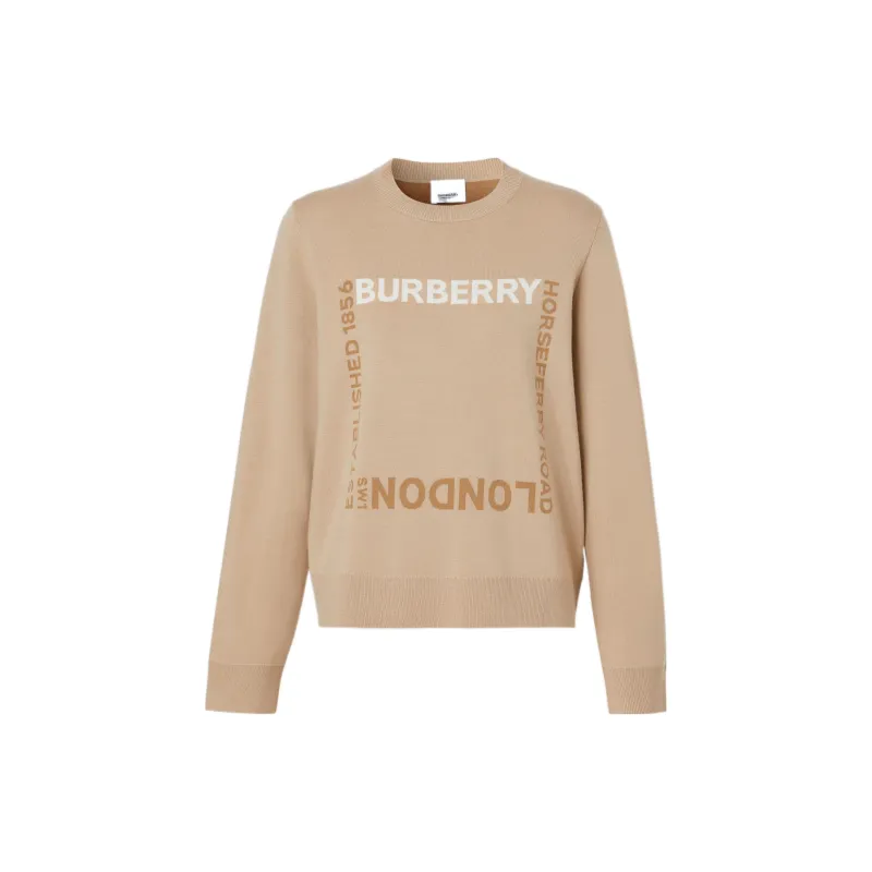 Burberry SS22 Knitwear Women's Soft Yellow Brown-6