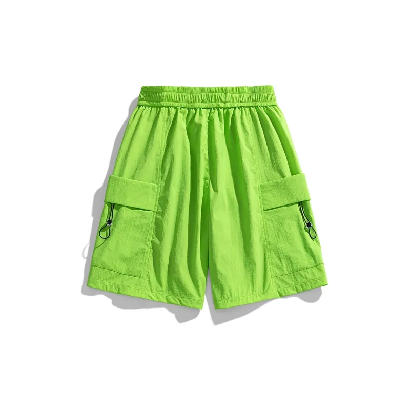 PAINT STAIN Cargo Shorts Unisex Black-41