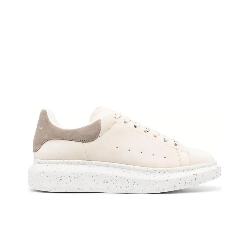 Alexander McQueen Oversized Round Toe Lace Up Sneakers-1