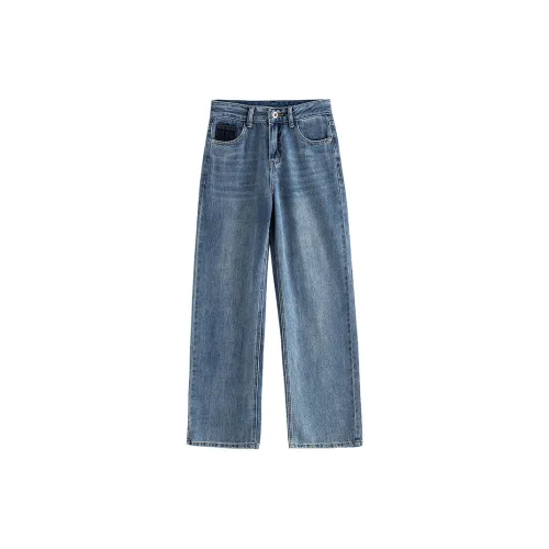 Initial language Jeans Women's Vintage Blue