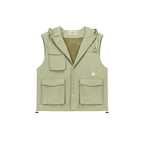 NO ONE ELSE Vests Women's Gray Pea Green