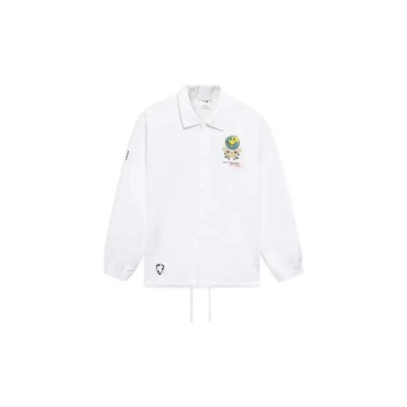 LiNing x OG_SLICK Skateboard Jacket Men's White-1