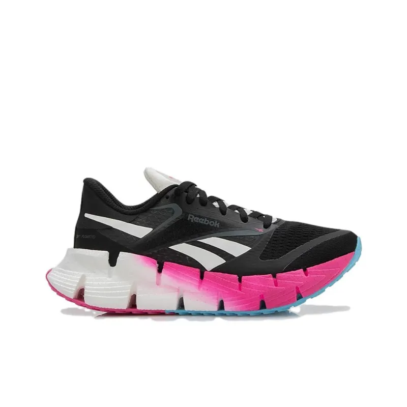 Reebok FLOATZIG 1 Anti Slip Wear Resistant Low Top Casual Running Shoes Unisex Black Pink White-1