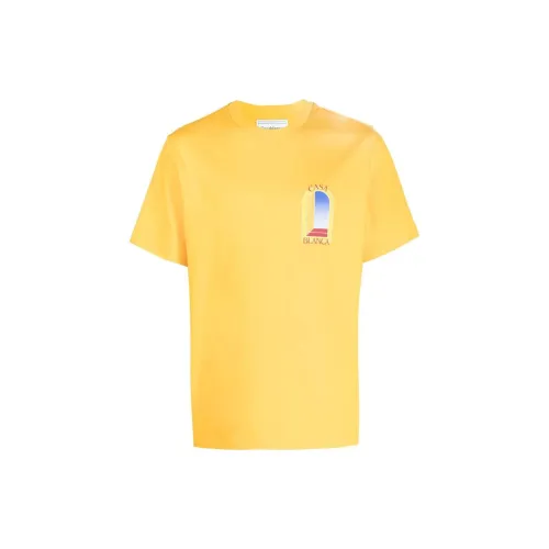 CASABLANCA T-Shirts Men Yellow