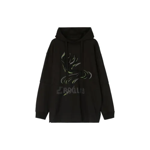 CROQUIS Sweatshirts Unisex Jet Black