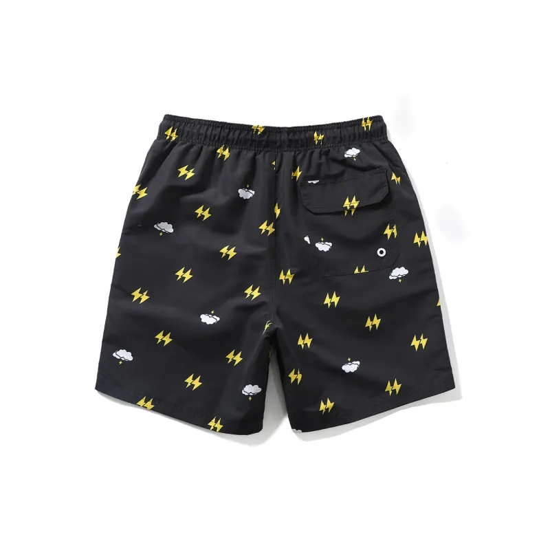 GAILANG Beach Shorts Men's Black-1