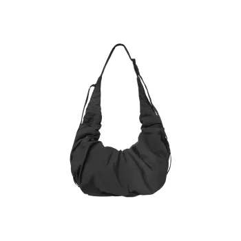 COS Nylon Polyamide Blended Cotton Crescent Moon Bag Handbag Shoulder Bag Large Size Women's Black