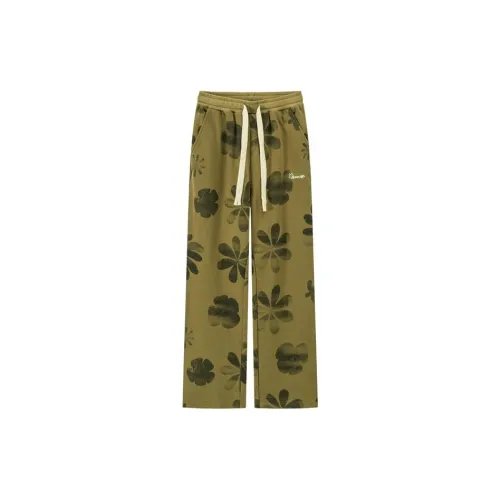 NO ONE ELSE Casual Pants Women's Mustard Green