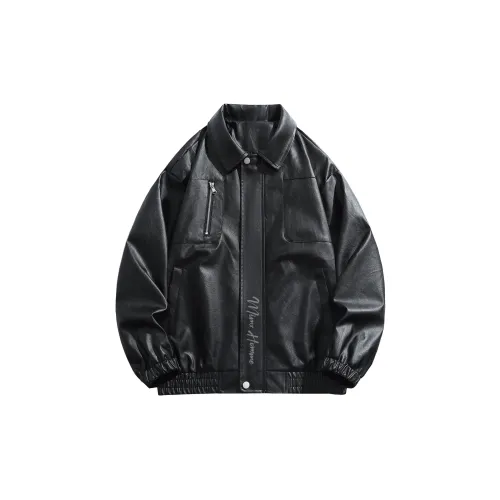 Mimx Homme Leather Jackets Unisex