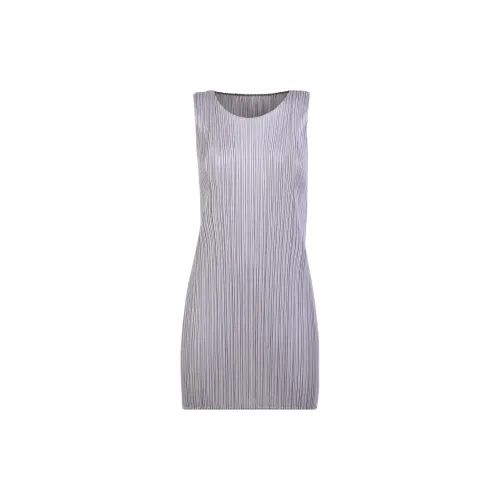 ISSEY MIYAKE Sleeveless Dresses Women's Gray