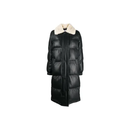 STAND STUDIO Fabiola Quilted Faux-leather Coat