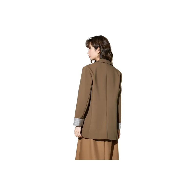 SMEN Business Suit Women's Coffee-1