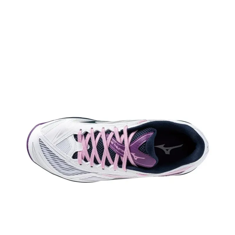 Mizuno Anti Slip Wear Resistant Low Top Training Shoes Women's White-2
