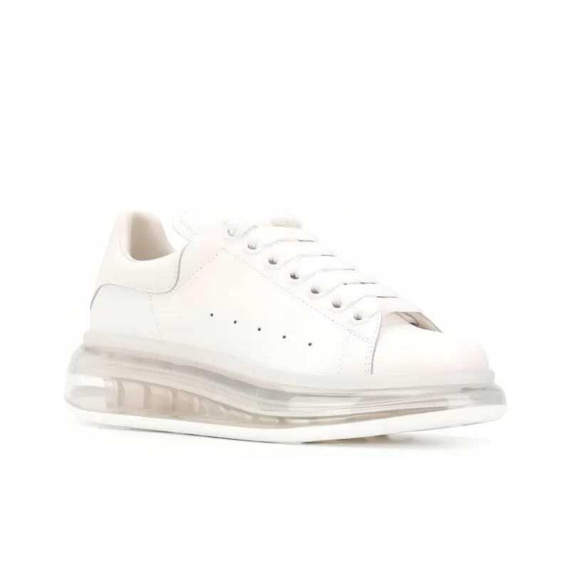 Alexander McQueen Oversized Sneaker 'White Clear Sole' Women's-1