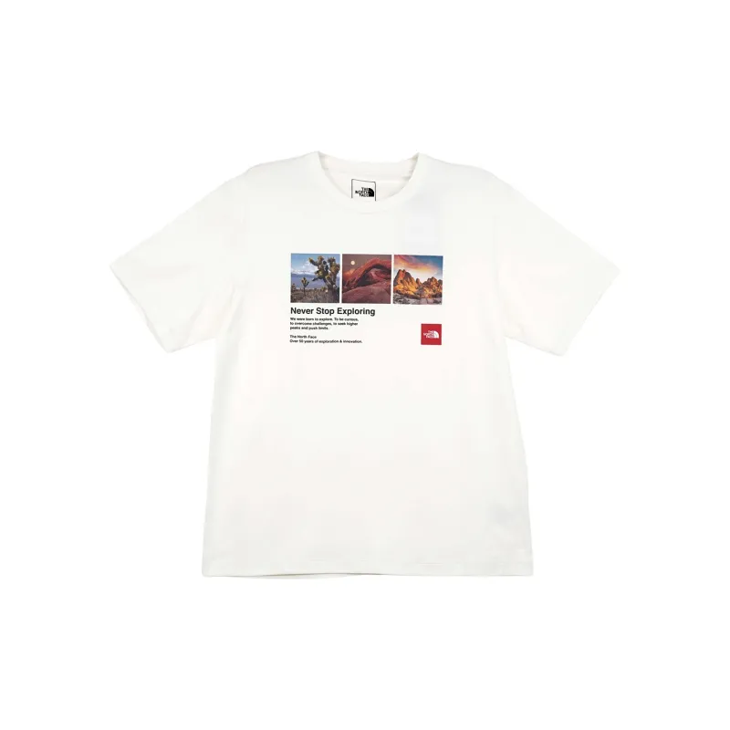 THE NORTH FACE Summer Outdoor Exploration SS23 T Shirt Men's White-1