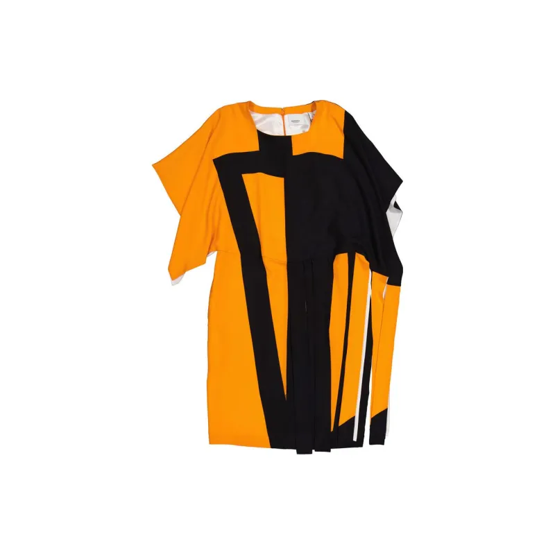 Burberry Short-Sleeved Dresses Women's Bright Orange-1