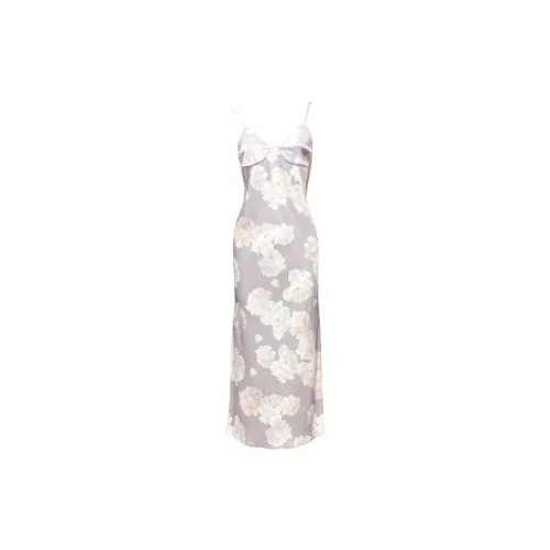 Gyokuu Slip Dresses Women's Light Purple