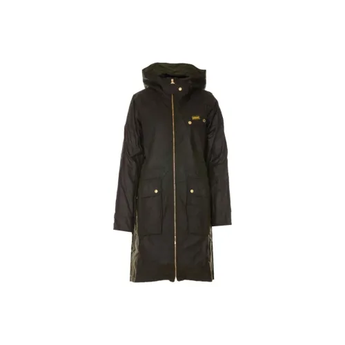 BARBOUR Trench Coats Women's Black