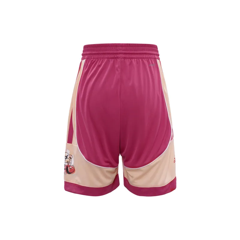 Adidas Basketball Shorts Men Pink-2