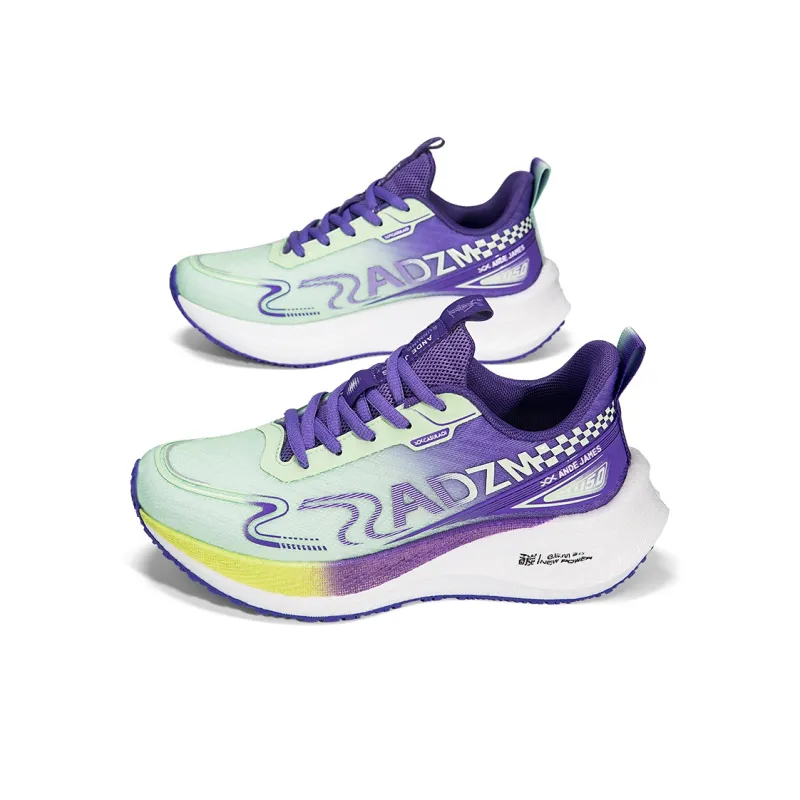 ANDEZHANMUSI Running Shoes Women's Low Top Bright Green Purple/Gray Cyan Orange/White Blue Red-1