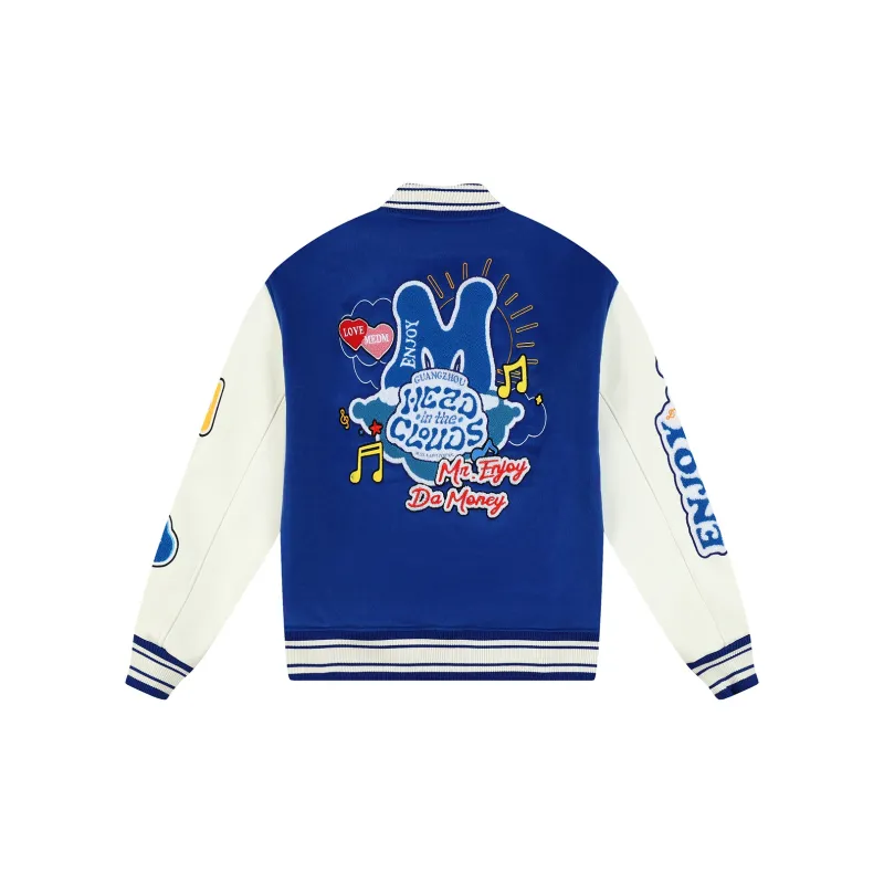 MR.ENJOYDA MONEY Graffiti Letters Unisex Baseball Uniform-2