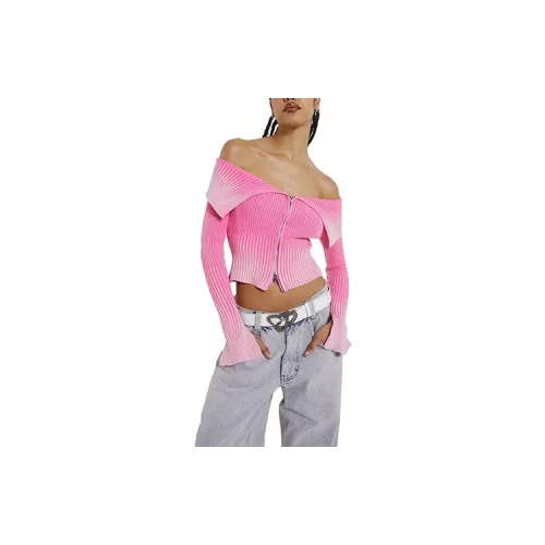 Jaded London Knitwear Women's Candy Pink