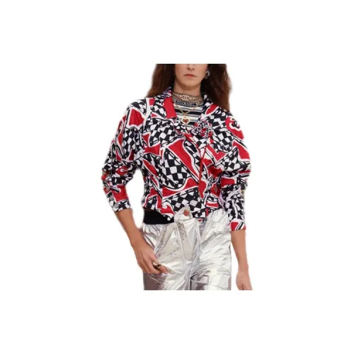 CHANEL Jackets Women's Red