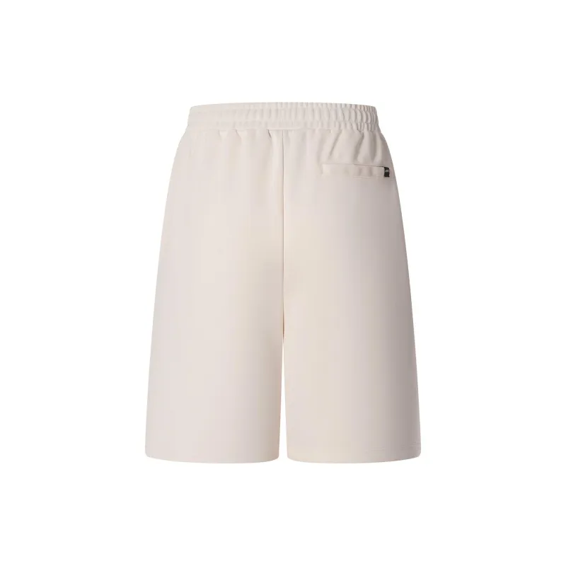 NERDY SS22 Fitted Shorts Unisex Cream-1