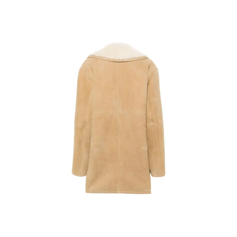 Polo Ralph Lauren Single breasted Reversible Shearling Coat-1