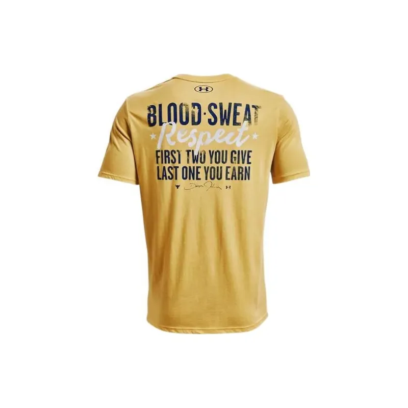 Under Armour Johnson T Shirt Men's Yellow-1