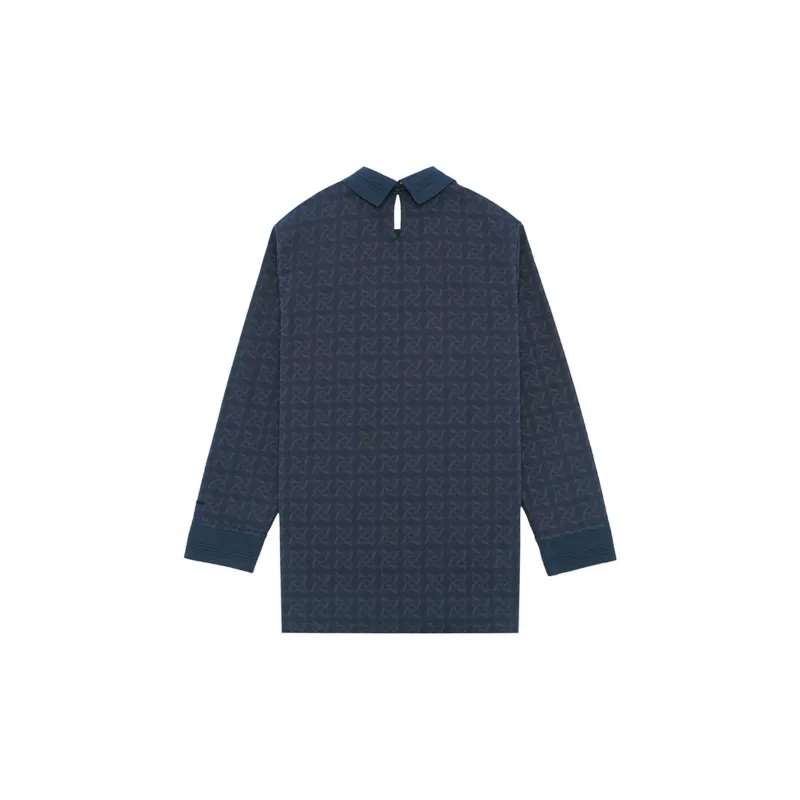 LI NING 1990 Tour Series Sweatshirts Women's Twilight Indigo-1