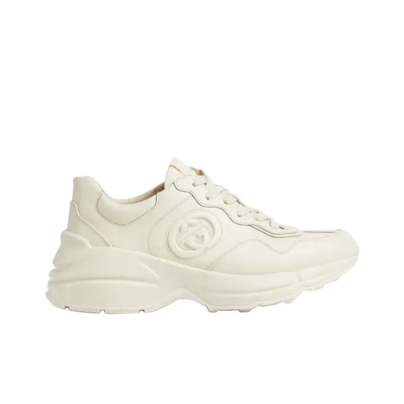 GUCCI Rhyton Low-Top Casual Shoes Women's White-1