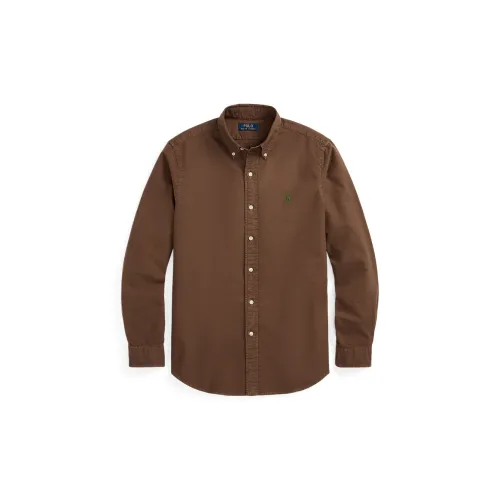 Polo Ralph Lauren Shirts Men Chocolate