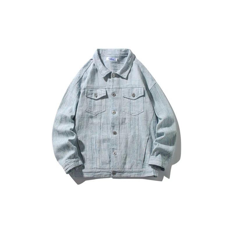 TESTUNG Denim Jackets Unisex-5